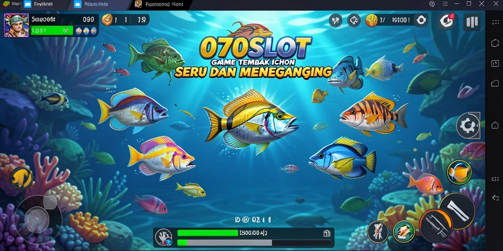 Tampilan menakjubkan dari gameplay Tembak Ikan di 070SLOT.