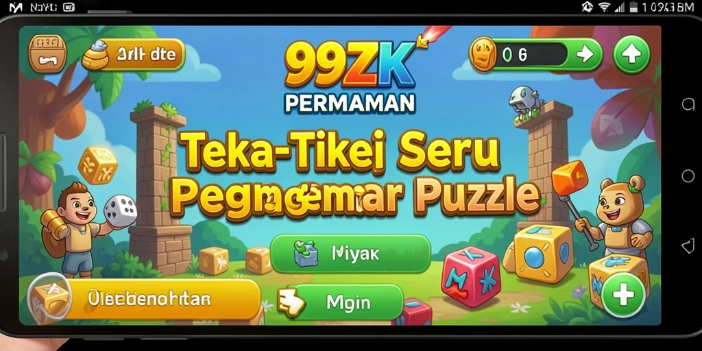 Tampilan gameplay 99ZK yang mengasah otak dan seru.