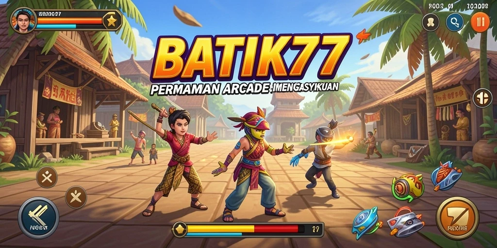 Screenshot gameplay <strong>BATIK77</strong> menunjukkan aksi seru dalam permainan Arcade.