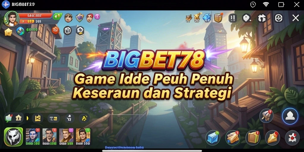 Tampilan gameplay utama BIGBET78 yang seru dan interaktif.