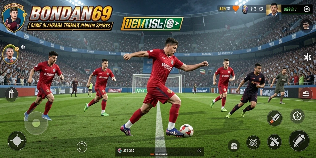 Tampilan gameplay menarik dari BONDAN69 yang menampilkan aksi olahraga.