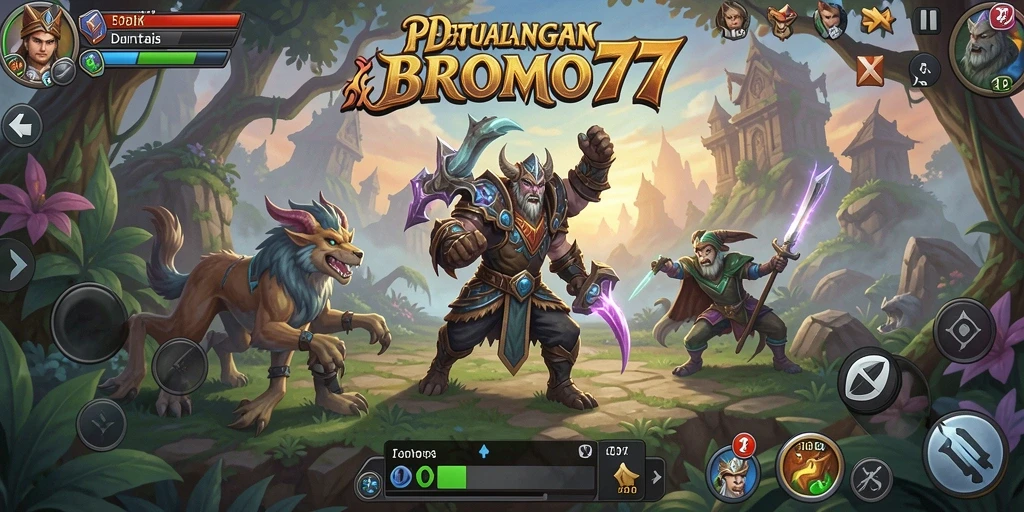 Gameplay seru BROMO77 di dunia fantasi yang menakjubkan.