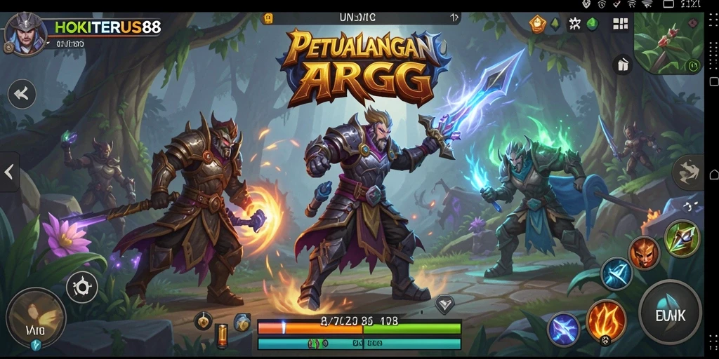 Tampilan pertarungan epik dalam HOKITERUS88 yang penuh aksi.