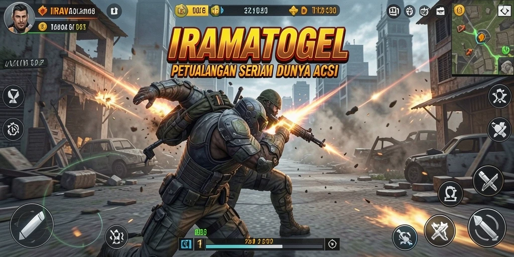 Tampilan seru dari gameplay <strong>IRAMATOGEL</strong> yang mendebarkan dan penuh aksi.