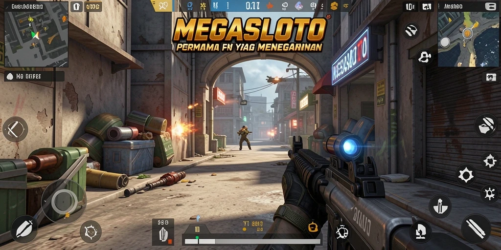 Tampilan gameplay seru dari MEGASLOTO yang memukau.