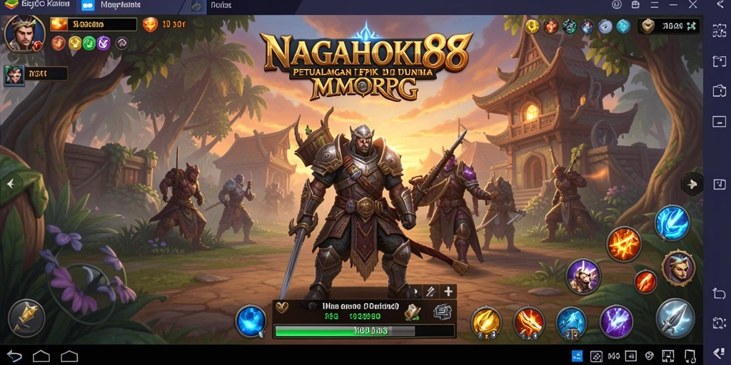 Tangkapan layar NAGAHOKI88 menampilkan aksi seru dalam gameplay MMORPG.