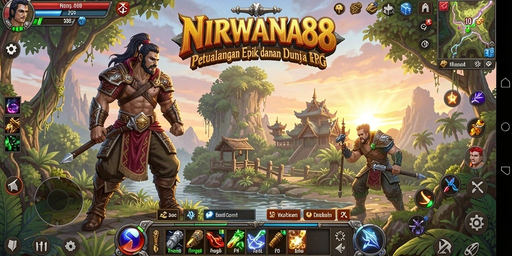 Menampilkan aksi seru dalam NIRWANA88 dengan grafis yang menawan.