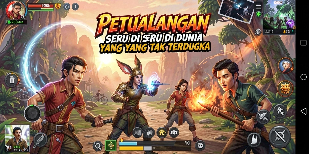 Screenshot utama R6R6 menampilkan gameplay petualangan yang menegangkan.
