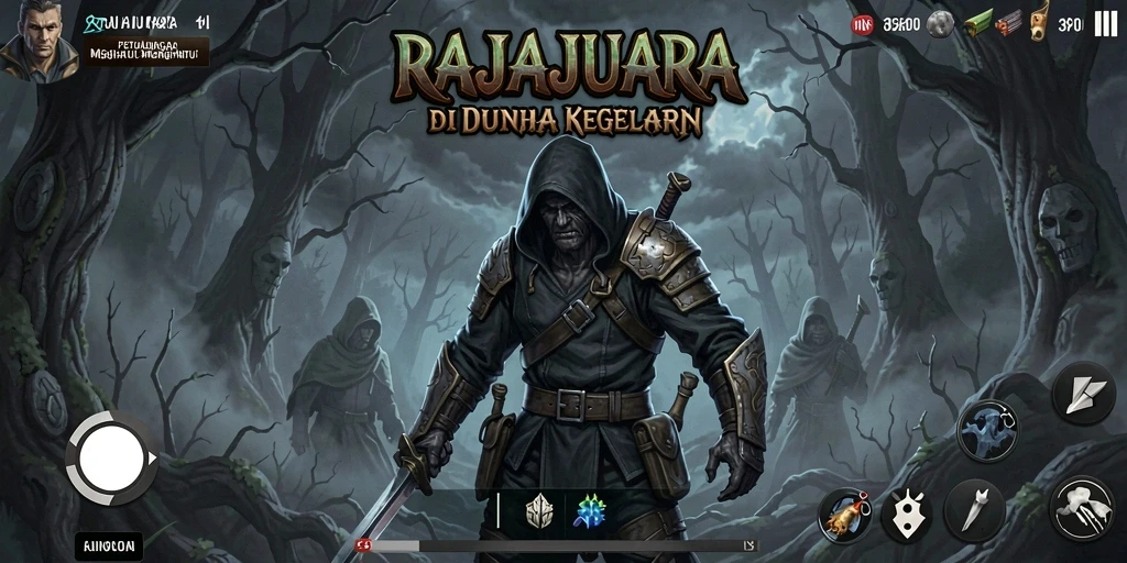 Tampilan gameplay mencekam dalam <strong>RAJAJUARA</strong> yang membuat adrenalin Anda memuncak.