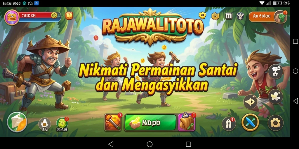 Tampilan gameplay RAJAWALITOTO yang menarik dan mengasyikkan.