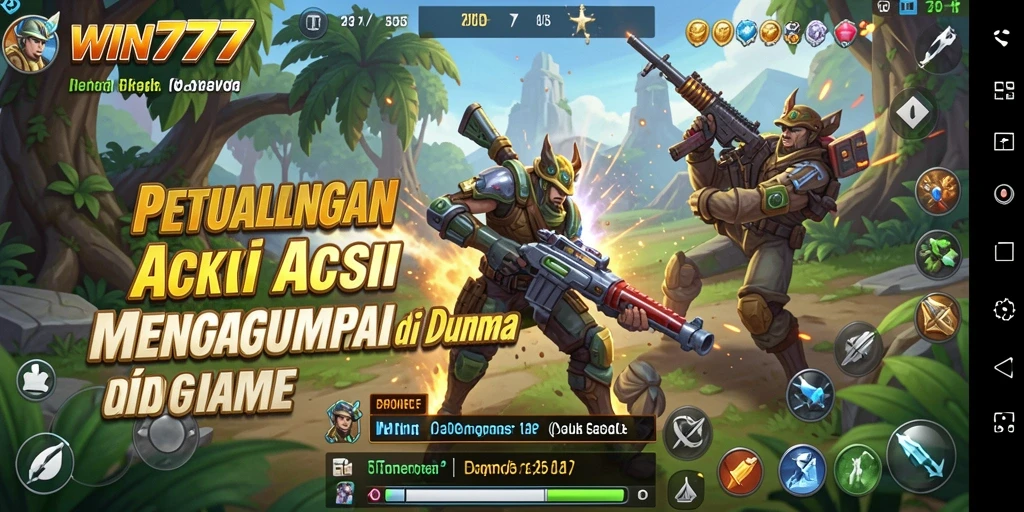 Tangkapan layar gameplay WIN777 dengan aksi seru yang mendebarkan.