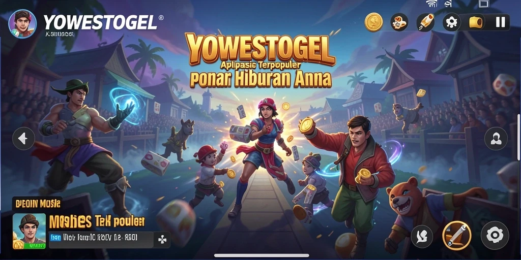 Tampilan menarik dari gameplay YOWESTOGEL saat menikmati musik.